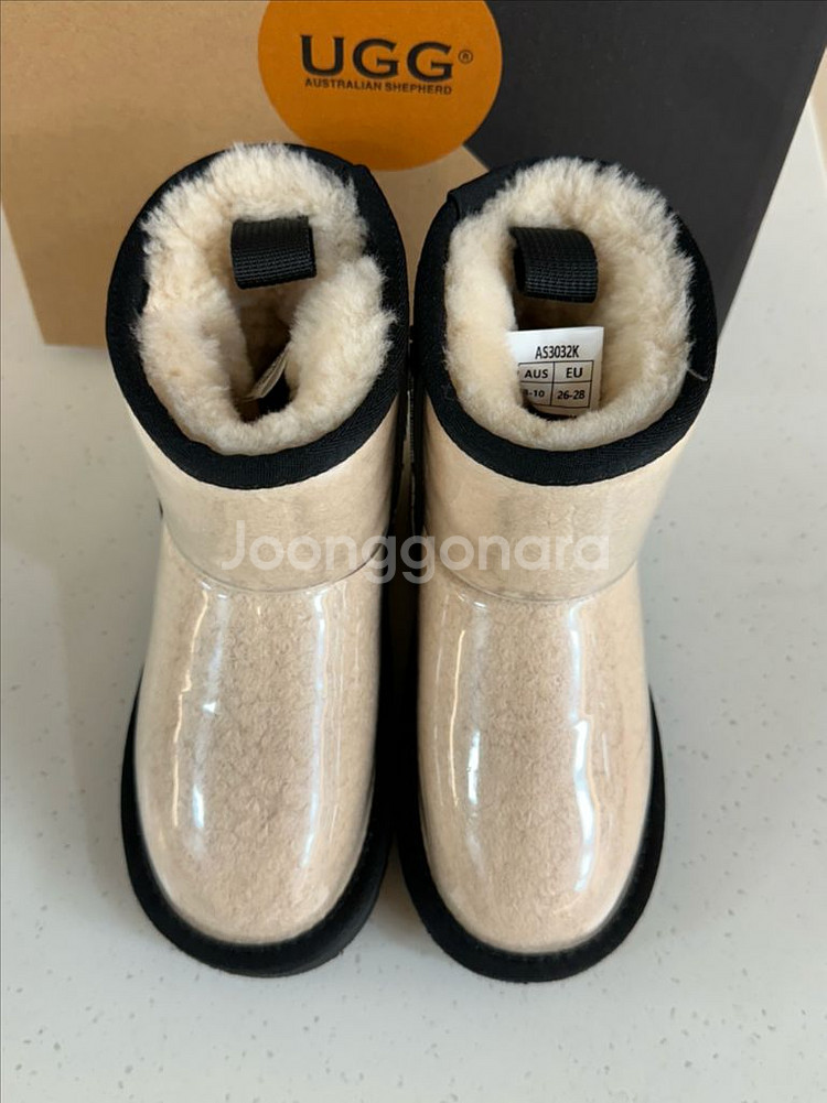 UGG 키즈 에버어그 Coated 클리어 클래식 방수 어그부츠 8-10--0
