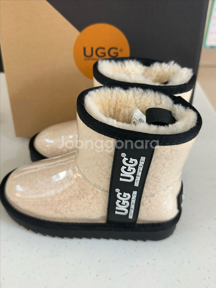 UGG 키즈 에버어그 Coated 클리어 클래식 방수 어그부츠 8-10--2