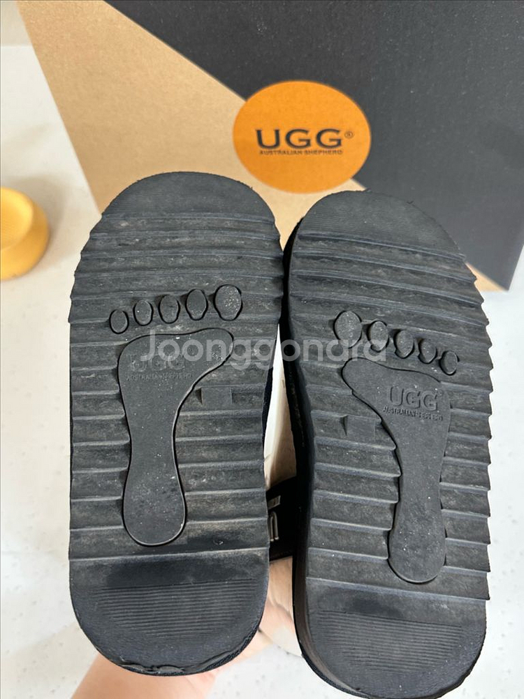 UGG 키즈 에버어그 Coated 클리어 클래식 방수 어그부츠 8-10--7
