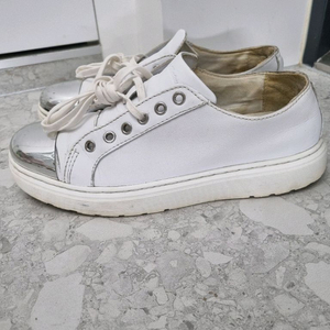 [세탁완료] 남성 닥터마틴 화이트 스니커즈 280