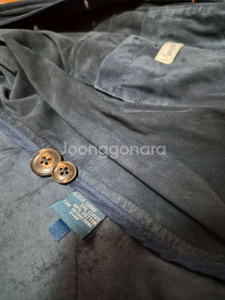 폴로 랄프로렌 스웨이드 A1 블루종 자켓 (의류 번호 14)--3