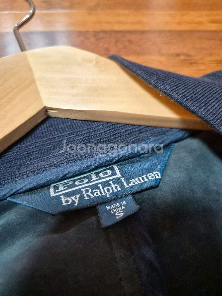 폴로 랄프로렌 스웨이드 A1 블루종 자켓 (의류 번호 14)--4