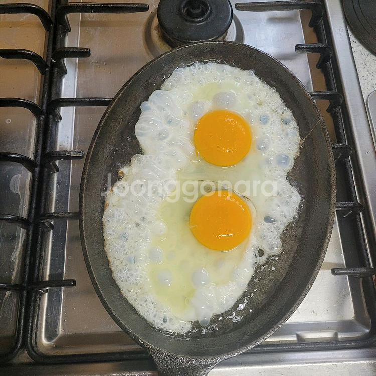 무쇠 그리들 31.5cm+무쇠 타원 25cm 2개세트--2