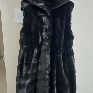 밍크 후드 롱베스트, 블랙그라마 휘메일