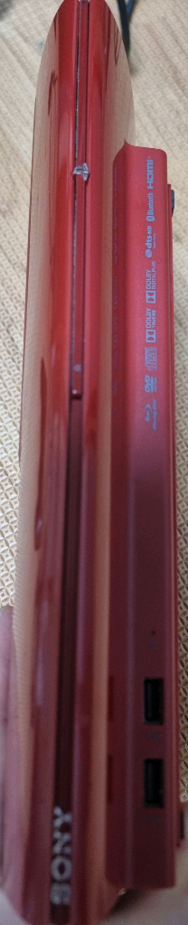 PS3 플스3 레드 본체만 한정판--5