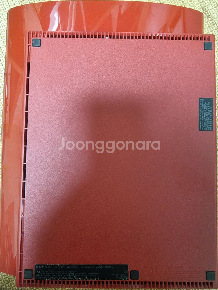 PS3 플스3 레드 본체만 한정판--1