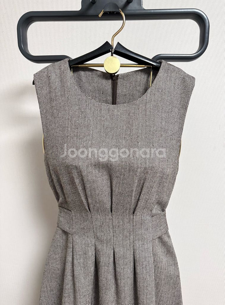 마인 뷔스티에원피스--3