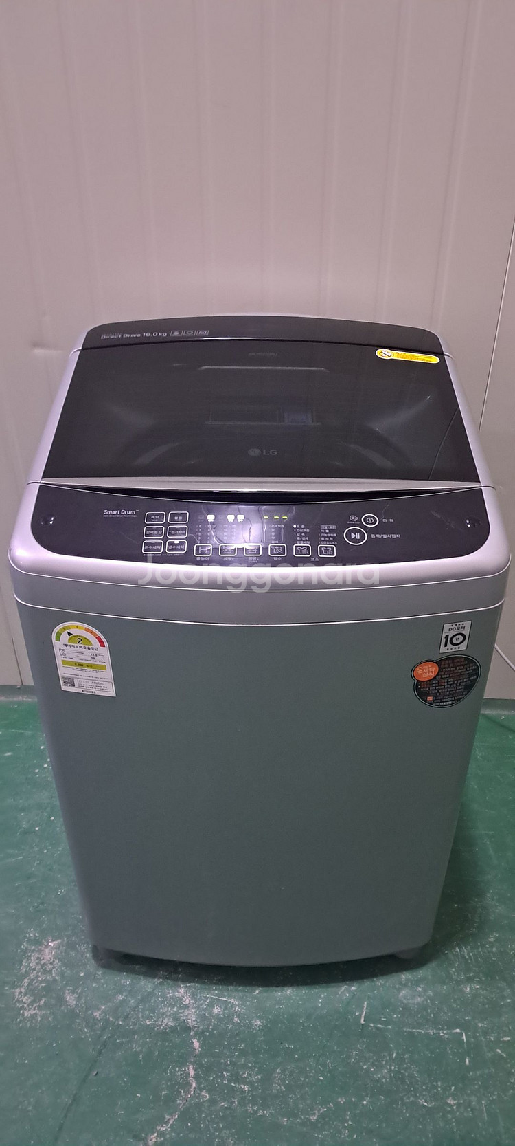 2636 엘지 16KG 통돌이세탁기(메탈실버+블랙라벨)--3