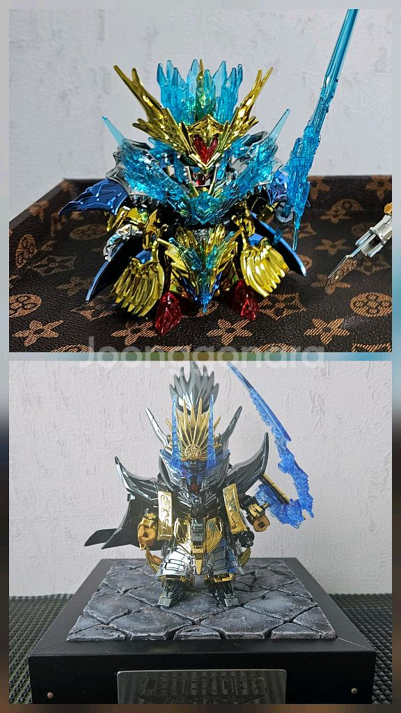 SD BB전사 SDCS SDW 사제코팅 맥기 다케다신겐 특전투구 방패--1