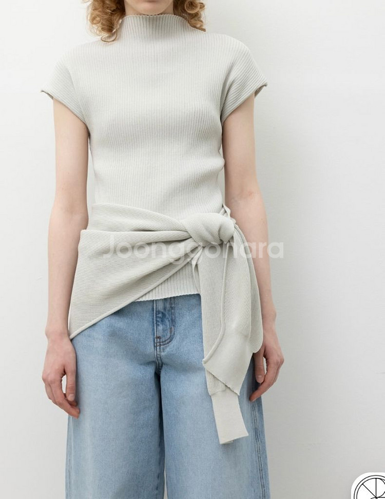 rrace 레이스 모크넥 니트 아이스블루--0