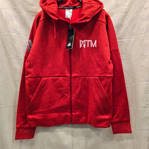 새상품) 아디다스 기모 컴뱃 스포츠 레드 후드집업 져지 90