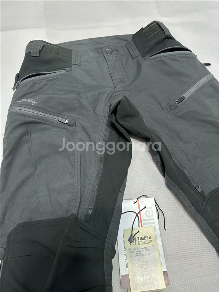 룬닥스 마케 팬츠 숏 그라나이트 차콜 eu50--0