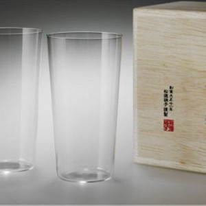 쇼토쿠 글라스 우스하리 맥주잔 L (미개봉 새상품)