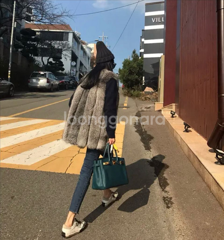 고급 퍼 베스트--6