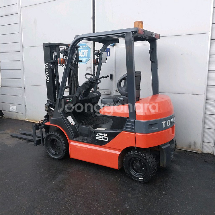 도요다2.0톤 지게차 전동지게차 회전포크 로테이팅포크 2020년식--3
