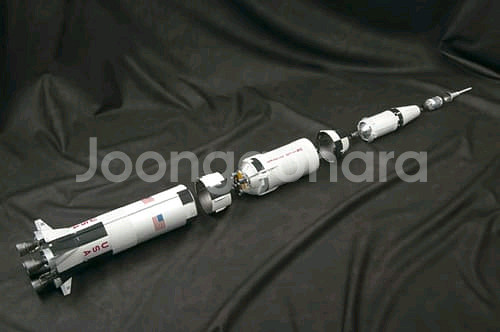 반다이 초합금 우주왕복선 & 새턴V 아폴로11호 일괄 판매--2