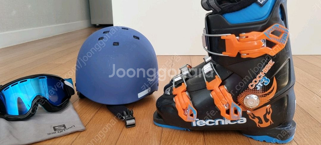 아동 스키부츠 헬멧--1