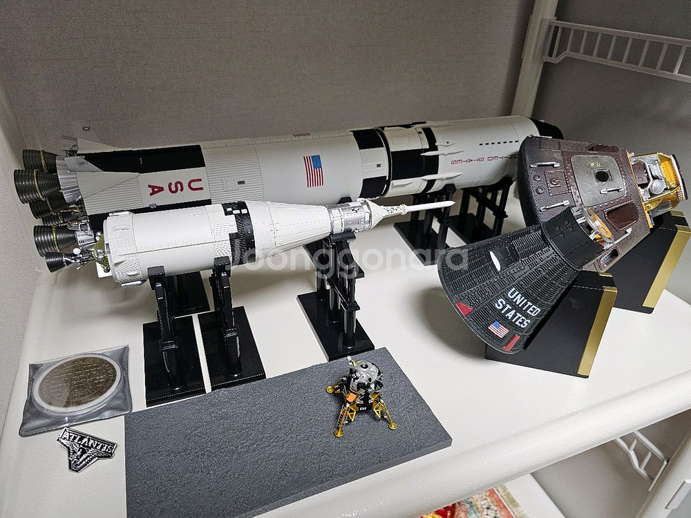 반다이 초합금 우주왕복선 & 새턴V 아폴로11호 일괄 판매--4