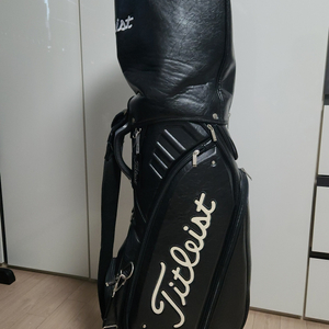 타이틀리스트 렉셔리 레더 캐디백 팝니다