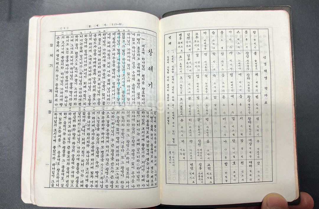 성경전서 한글판개역 소형판 1989년--5