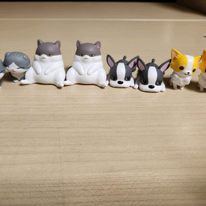 (일괄 급처) 헬로펫 피규어 귀여운 고양이 강아지 피규어