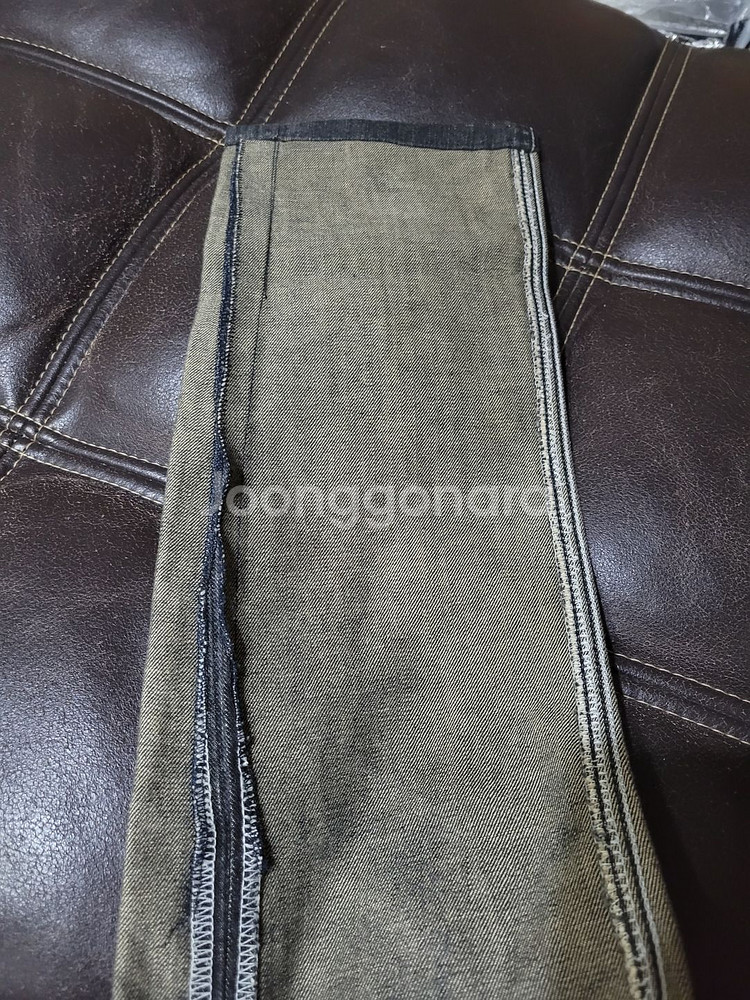 00s 리(LEE)블랙라이더스(일본생산) 연흑청 워싱진 L사이즈(무릎아래2/3 통수선)(빈티지 리바이스 90s)--9