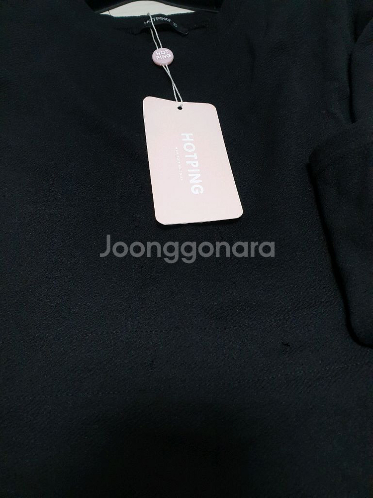 (새상품) 블랙 긴팔 원피스--3