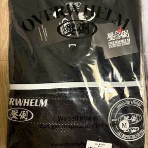 압도002 럭비져지 블랙M 미개봉새상품 본투윈프리덤올라