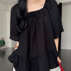 (새상품) 모네 스퀘어 블라우스