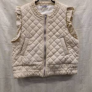 블루레이스 BLUREISS 퀼팅 프릴 조끼 55~66