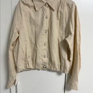 22 마인 진주 버튼 셔츠 한섬