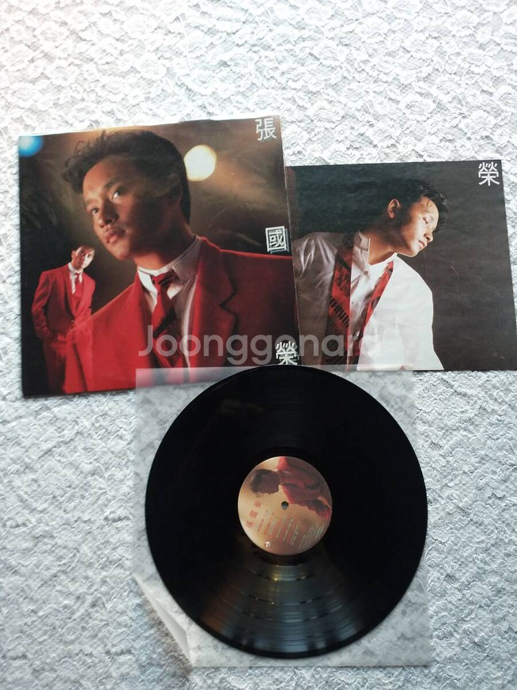1986년 홍콩 LP 레코드 장 국 영--0