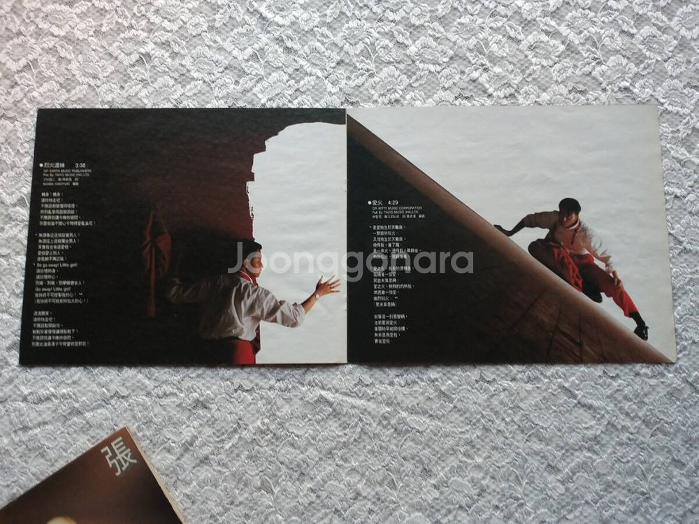1986년 홍콩 LP 레코드 장 국 영--6