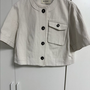 (새상품) 마인 버튼 트위드 자켓 한섬