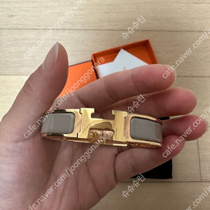 에르메스 클릭아슈 팔찌 마론글라세 pm