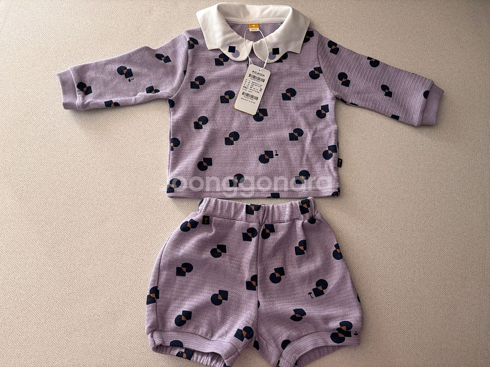 모이몰른 25 FW 써클러 블루머 상하세트 새상품 판매(80)--0