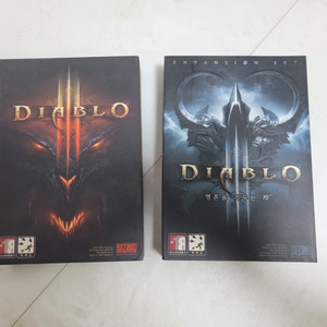 디아블로3 정발판 + 확장팩 일반판 패키지