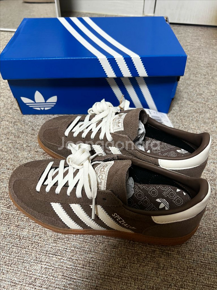 아디다스 핸드볼 스페지알 우먼스 브라운 225 새상품--3