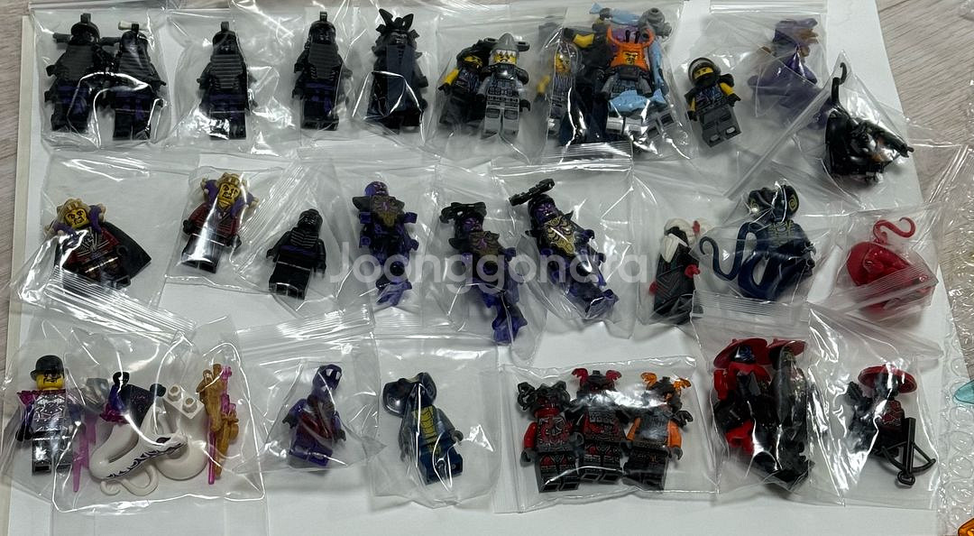 레고닌자고 미니피규어 일괄 정리합니다--1