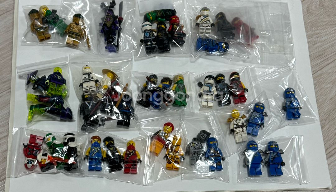 레고닌자고 미니피규어 일괄 정리합니다--2