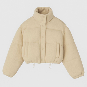 모노하 부클 숏패딩 (임현주착용, 아이보리) 이미지