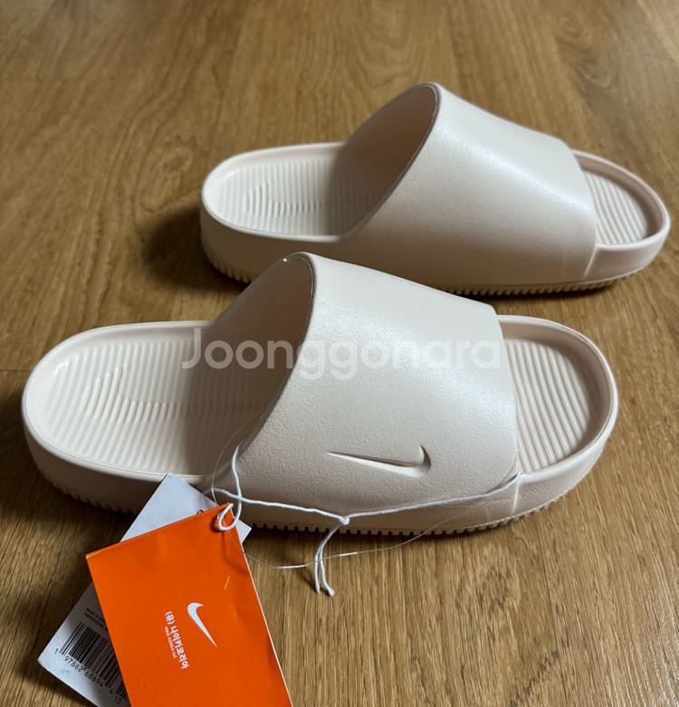 [260] 나이키 우먼 캄 슬라이드 슬리퍼 구아바--4