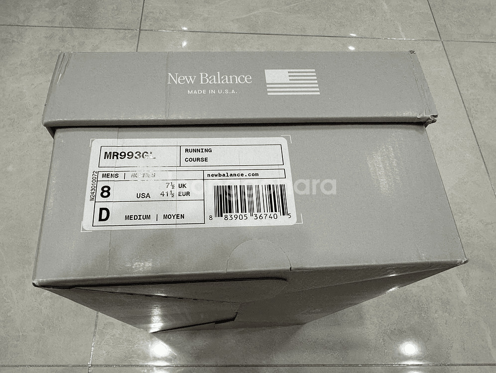 뉴발란스993 MR993GL, Gray, 260사이즈 팝니다.--5