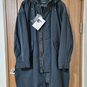 BEAKER 비이커 블랙 롱패딩 야상 점퍼 105사이즈 새제품 판매합니다~!