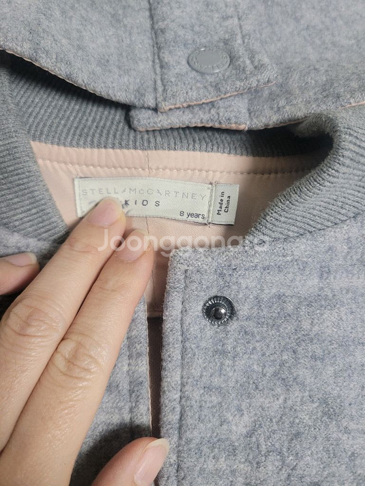 스텔라 맥카트니 키즈 후드 코트 8Y--1