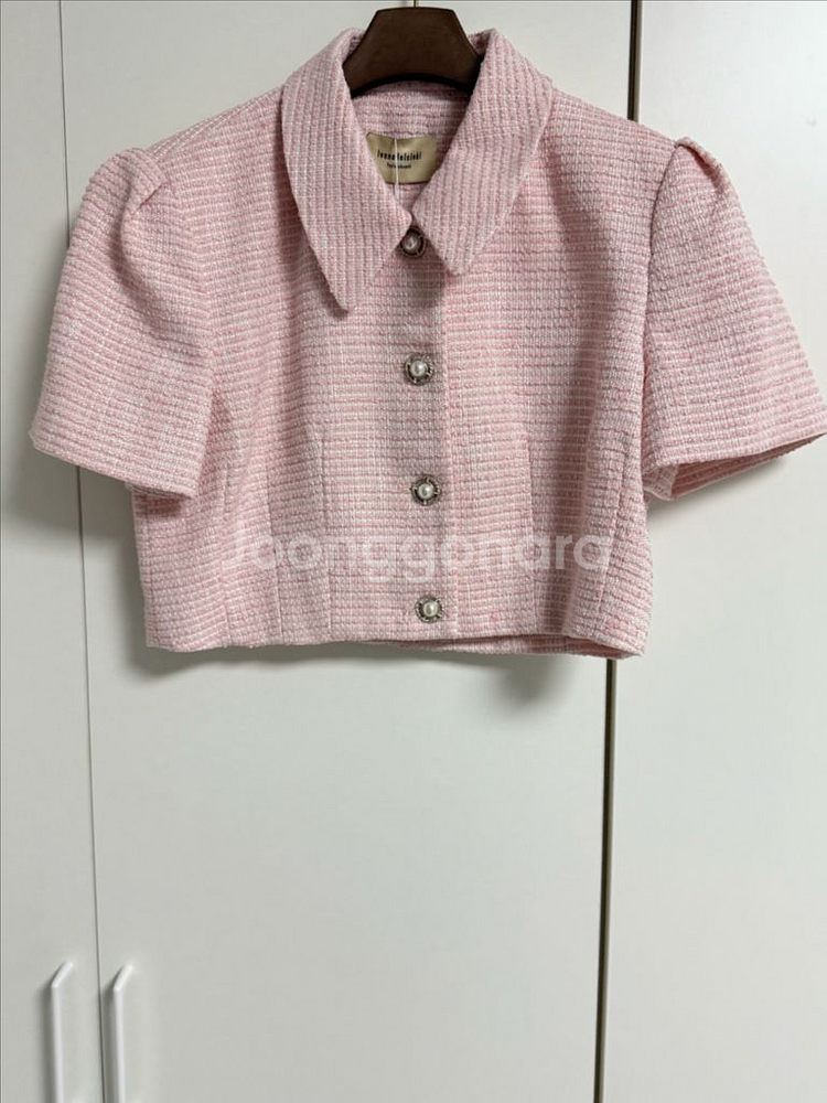 (새상품) 이바나헬싱키 트위드 셋업 세트--5