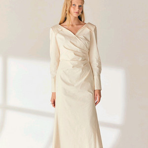 브라이드앤유 Della V-neck 원피스