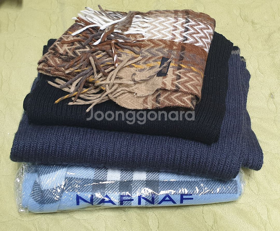 목도리(머플러) 4개 일괄--0