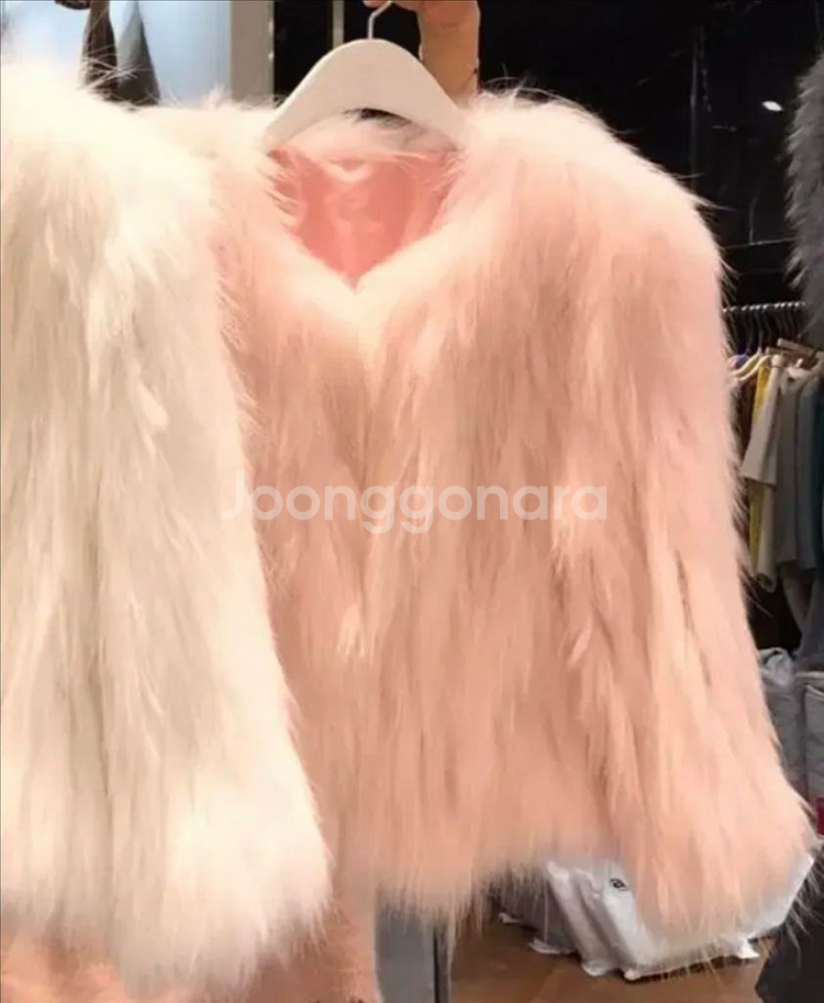 밍크 퍼 베스트--0