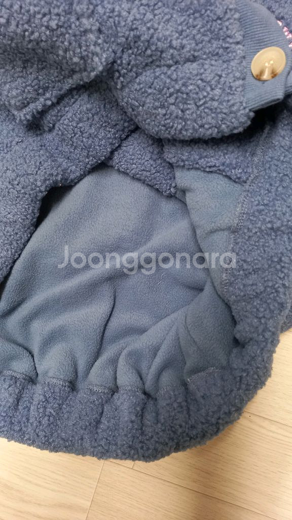 새상품 오버핏 후드 뽀글이 점퍼-프리사이즈--5